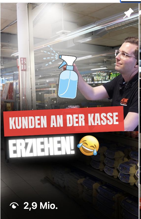 Social-Media-Content für Supermärkte – Reel 3