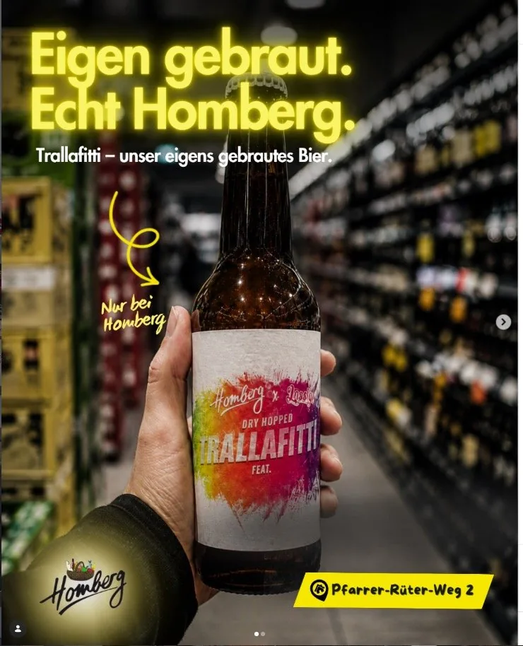 Beitrag: REWE Homberg – eigens gebrautes Bier