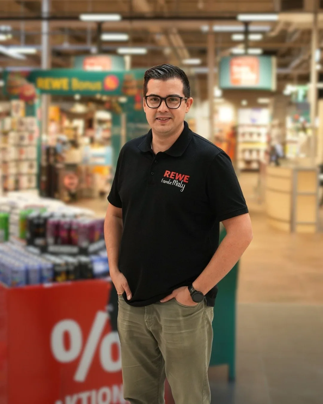 Kaufmann von REWE Familie Maly