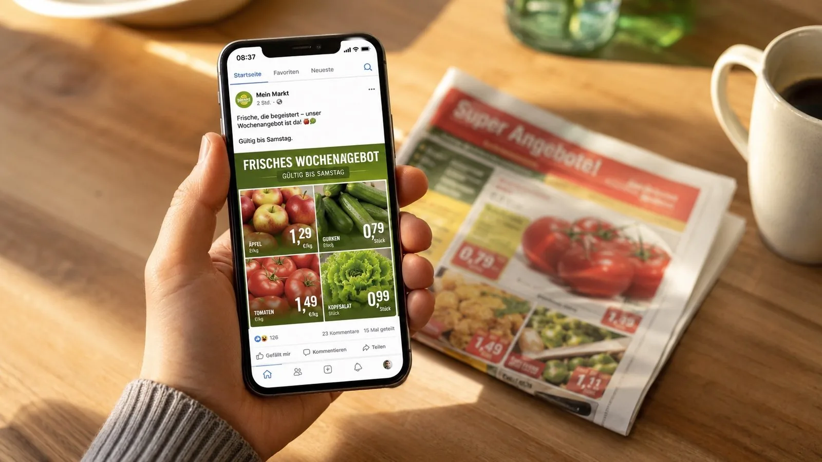 Digitalisierung des Prospekts als Supermarkt: Was den Handzettel wirklich ersetzt