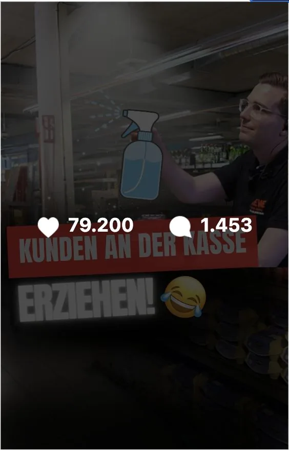 Social-Media-Content für Supermärkte – Reel 5