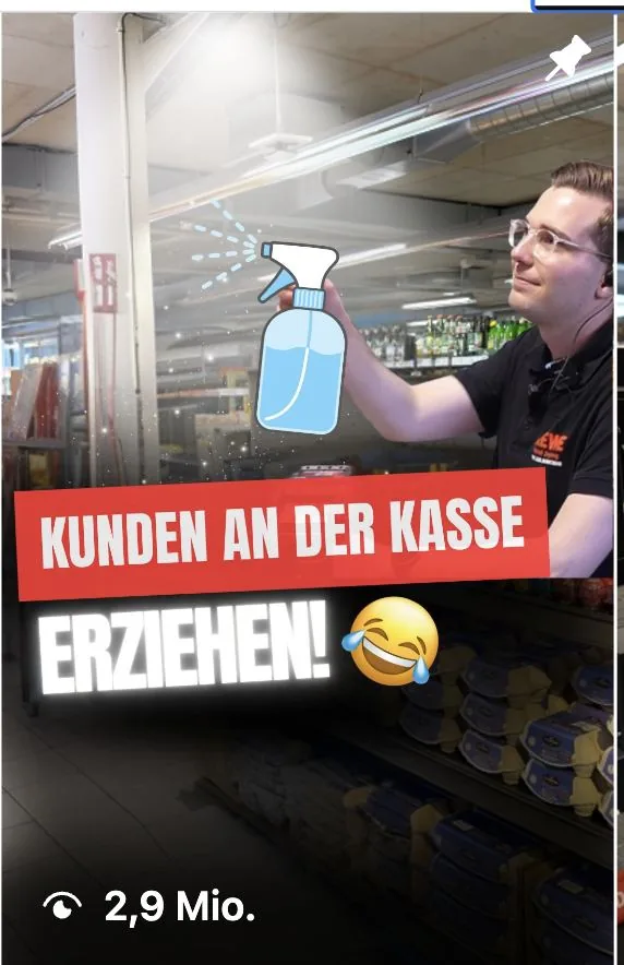 Social-Media-Content für Supermärkte – Reel 4