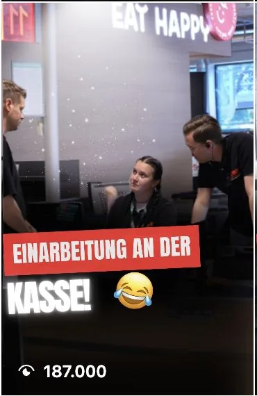 Social-Media-Content für Supermärkte – Reel 1